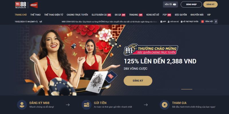 M88 được cấp giấy phép bởi PAGCOR